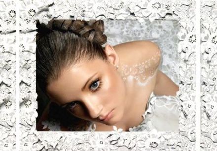 The bride can never be too pretty!