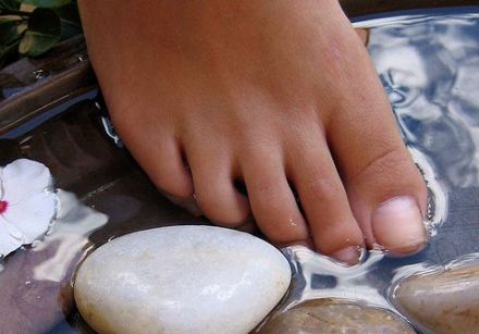 A wonderful foot bath