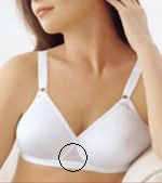 Dossier soutien-gorge - Le panneau du centre est-il bien à plat?