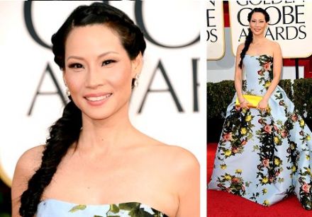 Comment recréer le look de Lucy Liu à la remise des Golden Globes 2013